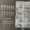 Gel Nails Extension System Full Cover Sculpted Clear Stiletto Coffin False Nail Tips 240pcs/bag