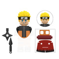 Naruto Sasuke Kakashi Akatsuki bricks Building Blocks Anime cartoon Mini Action Figures Heads Assembly Toys kids Christma Gifts