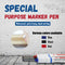 20mm Long Head Marker Pens 2/3/6/8Pcs/Set Multi-purpose Bathroom Woodworking Decoration Deep Hole Marker Pen Ink 9916 Tools Set