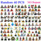 Disney 4cm Children Anime figure Building Blocks Kid Gift Toy Model Mini City Movies Characters Figurine Compatible With Lego