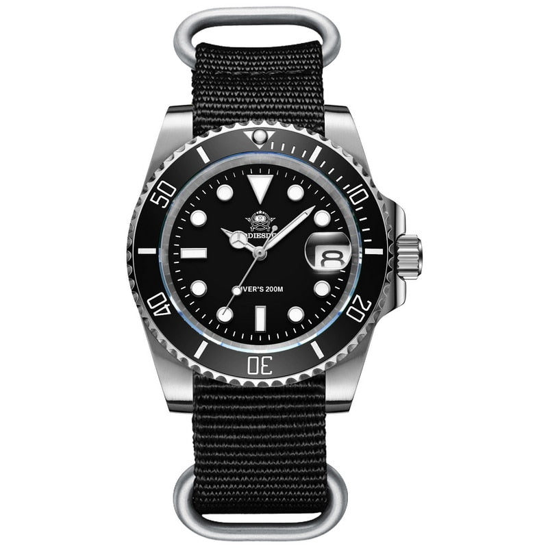 2020 New Fashion Watch Stainless Steel Diver Watch 200M C3Super luminous Sport luxury stainless steel watch Quartz Men&