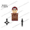 Naruto Sasuke Sakura Kakashi Obito Jiraiya Tsunade anime dolls Mini Action toy Figures cartoon Assemble blocks kid Birthday gift