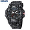 Sport Watch Military Watch For Men Alarm Clock Stopwatch LED Digital Back Light Dual Time Display 8008 Men&