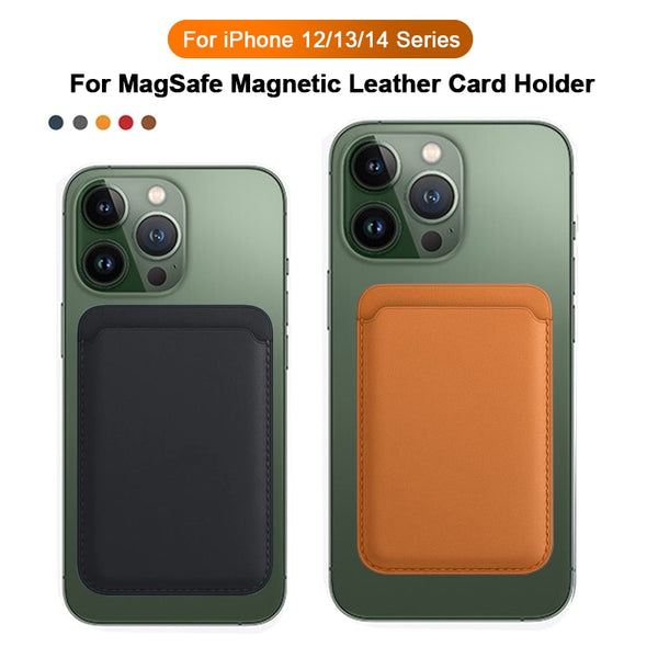 For Magsafe Magnetic Leather Wallet Case For iPhone 13 12 14 Pro Max Magnetic Card Bag iPhone 12 13 mini Phone Cover Accessorie