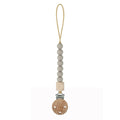 Pacifier Clips Chain Silicone Beads BPA Free DIY Dummy Clip Holder Soother Chains Baby Teething Toys Chew Gifts