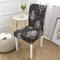 Spandex Chair Cover Stretch Home Dining Elastic Floral Print Chair Covers Multifunctional Spandex Elastic Cloth Universal Size
