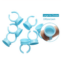 100pcs Disposable Ring Caps Microblading Tattoo Ink Cup For Permanent Pigment Holder Rings Accessories Makeup Tattoo Tools