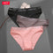 FINETOO 3Pcs/Set Colorful Stripes Panties Women&