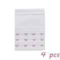 2 Hook Bra Extender For Women&#39;s Elastic Bra Extension Strap Hook Clip Expander Adjustable Belt Buckle Intimates 1/3/4 Pcs