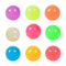 4-pcs Luminous Sticky Target To Vent Artifact Ball Sticky Wall Ball Suction Top Ball Toy Then Throwing Decompression Ball