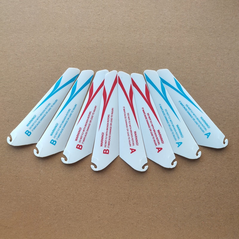 4pcs AB 9CM spare blades Fans Props for r/c mini helicopter rotor rc CH002 CH023  Drone Copter Toys Spare Parts Accessories