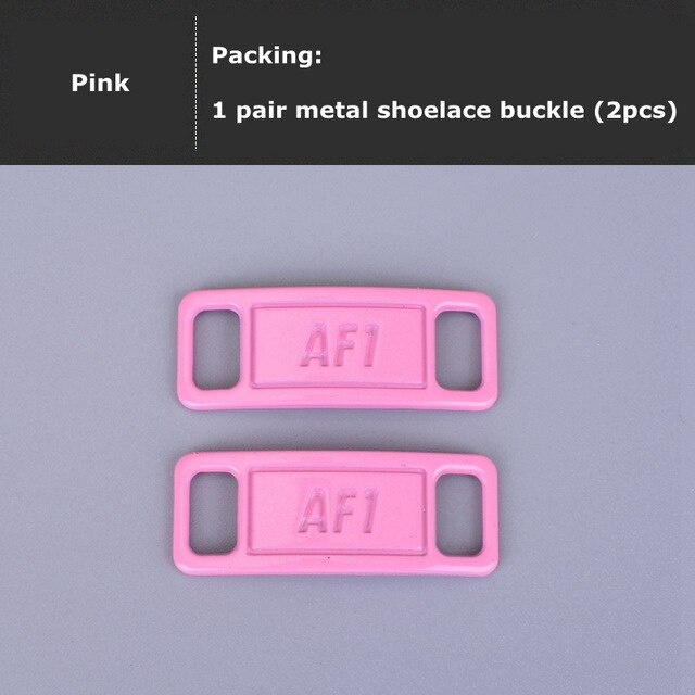 2pcs/pair Shoelace Buckle Metal Shoelaces AF1 Shoelaces Buckle Accessories Metal Lace Lock DIY Sneaker Kits Metal Lace Buckle