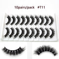 Visofree 5D Mink Eyelashes Long Lasting Mink Lashes Natural Dramatic Volume Eyelashes Extension Thick Long 3D False Eyelashes
