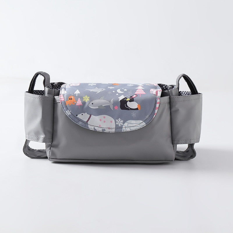 Universal Buggy Baby Pram Organizer Bottle Holder Multipurpose Baby Stroller Accessory Stroller Caddy Storage Bag Mummy Bag
