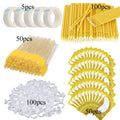 Eyelash Extension Supplies Set Lashes Micro Brush Tape Glue Ring Eye Patches Disposable Mascara Wands Applicator Eyelashes Tool