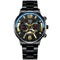 2022 Fashion Mens Stainless Steel Watches Luxury Men Sports Quartz Wrist Watch Male Business Casual Leather Watch reloj hombre