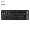 Keyboard Stickers Alphabet Layout English Russian Spanish Deutsch Arabic Laptop Desktop Tool Wear-resistant Non-slip Stickers