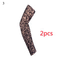 1PC Street Tattoo Arm Sleeves Sun UV Protection Arm Cover Seamless Outdoor Basketball Riding Sunscreen Arm Sleeves For Men Women