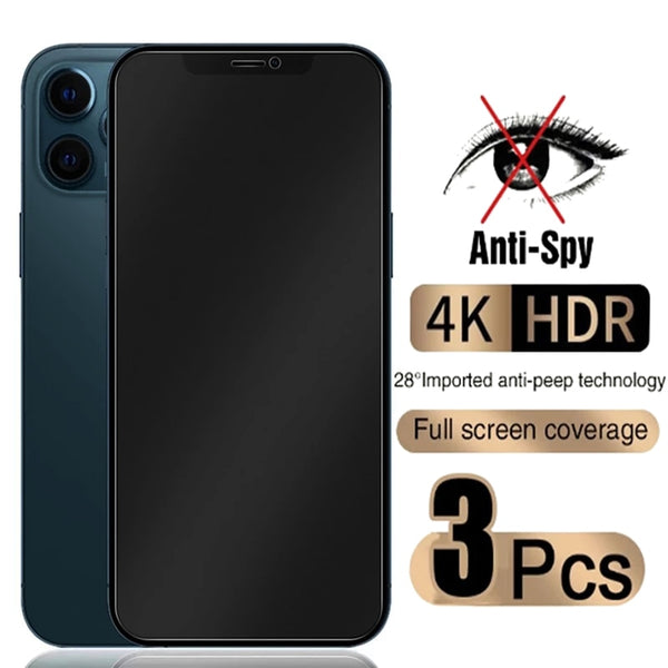 1-3PCS Full Cover Anti-Spy Screen Protector For iPhone 14 PRO MAX Privacy Glass For iPhone 14 14 Pro Plus Private Tempered Glass