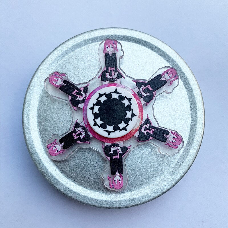 Whirling Running Animation Fidget Spinner Gyro Cartoon Anime Running Dynamic Hand Spinner for Children Adult Stress Relief Toys