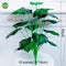 Multiple Green Large Artificial Palm Tree Plastic Plants Garden Home Outdoor Decorations Scutellaria Tropical Tree Fake Plants