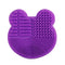 Makeup Brush Cleaner Washing Brush Pad Cleaning Mat Cosmetic Brush Cleaner Universal Make up Tool Scrubber Box