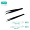 ESD Anti-Static Stainless Steel Tweezers Precision Maintenance Industrial Repair Curved Tool Home Working Model Making Hand Tool