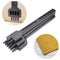 1PC 4/5/6mm Leather Black Round Hole Row Punch Tool  DIY Round Stitching Punch Sewing Stitching Punch Carving Work Saddle Set
