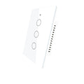 MOES Smart Glass Panel Switch Smart Life/Tuya App Multi-Control Association, Voice Control with Alexa,Google Home,1/2/3/4 Gang