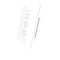 MOES Smart Glass Panel Switch Smart Life/Tuya App Multi-Control Association, Voice Control with Alexa,Google Home,1/2/3/4 Gang