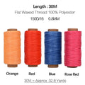 Leather Craft Sewing Kit Waxed Thread Hand Quilting Needles Sewing Awl for Beginner Leather Upholstery Repair, Stitching, Sewing