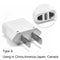 1-100pcs 4.0/4.8mm EU Plug Adapter EU US Israel To Euro KR BR Brazil Plug Converter American Travel Power Adapter Plug Socket