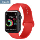 Silicone Bracelet Band For Apple Watch Strap 8 7 6 5 4 3 2 SE 42MM 38MM 44MM 40MM Strap For iWatch 41MM 45MM Smart Watch correa