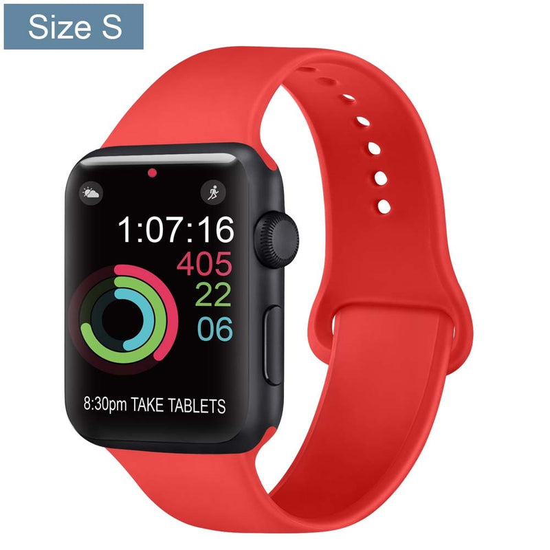 Silicone Bracelet Band For Apple Watch Strap 8 7 6 5 4 3 2 SE 42MM 38MM 44MM 40MM Strap For iWatch 41MM 45MM Smart Watch correa