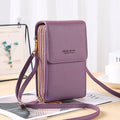 Buylor Soft Leather Women&#39;s Bag Wallets Touch Screen Cell Phone Purse Bags of Women Strap Handbag Female Crossbody Shoulder Bag