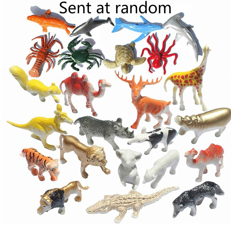 10pcs/lot Batch Mini Dinosaur Model Children&