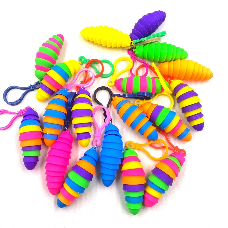 2022 Toy Fat Brain Slug Articulated Flexible 3D Slug Fidget Toy All Ages Relief Anti-Anxiety Sensory Toys for Children Aldult1