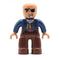 Big Size Action Figures City Princess Policemen Family Building Block Doll Character Accessory Toys Assembly Children Kids Gift