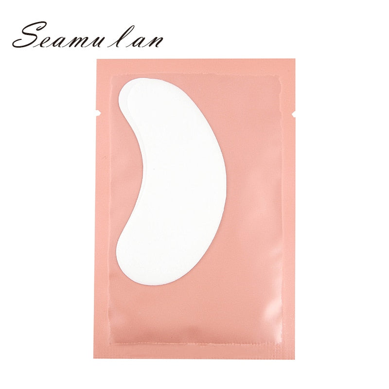 50Pairs/Lots Eyelash Extension Eye Patches Makeup Gel Pad Eyelashes Under Eye Pads Eyelash Patches Stickers Pads For Extension