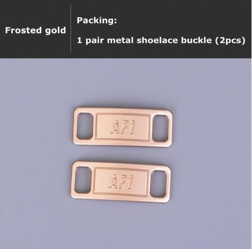 2pcs/pair Shoelace Buckle Metal Shoelaces AF1 Shoelaces Buckle Accessories Metal Lace Lock DIY Sneaker Kits Metal Lace Buckle