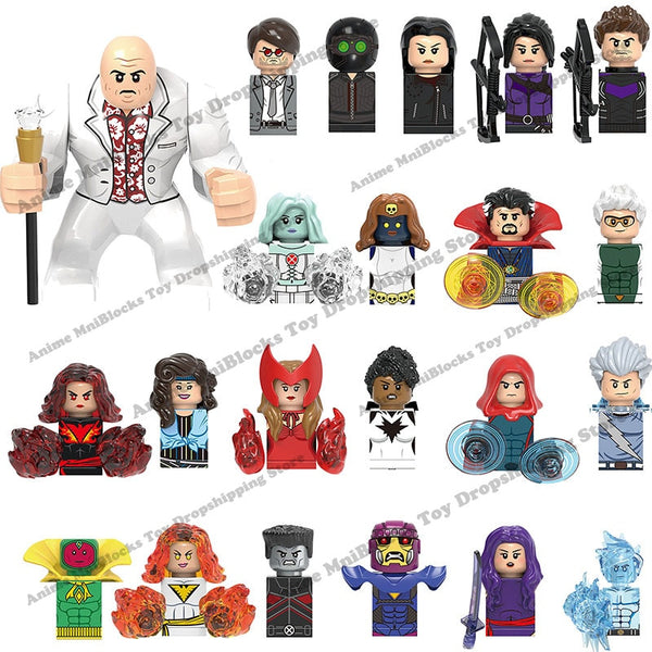 X0277 X0306 X0330 Anime heroes bricks Disney mini Action toy Figures Assemble bricks toys kid gifts