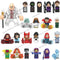 X0277 X0306 X0330 Anime heroes bricks Disney mini Action toy Figures Assemble bricks toys kid gifts