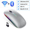 Rechargeable Wireless Mouse Computer Bluetooth Mouse Ergonomic Usb Mouse Silent Mause With Backlight RGB Mice For Laptop PC ipad