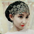 New Beading Women&#39;s Turban Cap Embroidery Fashion Female Head Wraps Muslim Headscarf Bonnets Cancer Chemo Hat