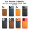 For Magsafe Magnetic Leather Wallet Case For iPhone 13 12 14 Pro Max Magnetic Card Bag iPhone 12 13 mini Phone Cover Accessorie