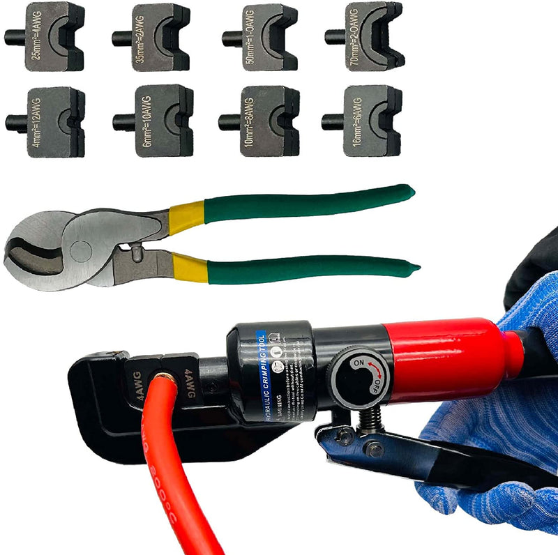 Hydraulic Crimping Tool Cable Lug Crimper Plier Hydraulic Compression Tool YQK-70 4-70mm2 Pressure 5-6T ES and RU warehouse