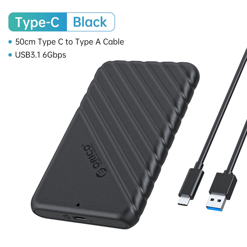 ORICO MicroB USB3.0 2.5&quot; External Storage HDD Case SATA 5Gbps HDD SSD Hard Drive Enclosure Support UASP for PC Laptop