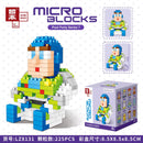 Disney DIY LinaBell assembly buildding blocks Goofy Pluto Anime Mini Action Figures Educational Toys kids Birthday Gifts