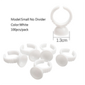 100pcs Disposable Ring Caps Microblading Tattoo Ink Cup For Permanent Pigment Holder Rings Accessories Makeup Tattoo Tools