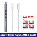 Precision Electric Screwdriver 24 Pcs S2 Alloy Steel Bit Screwdrivers Type-C Fast Charging Screwdriver Set Repair Power Tools